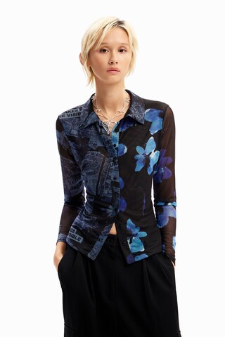 Camicia da donna di Desigual in blu: frontale