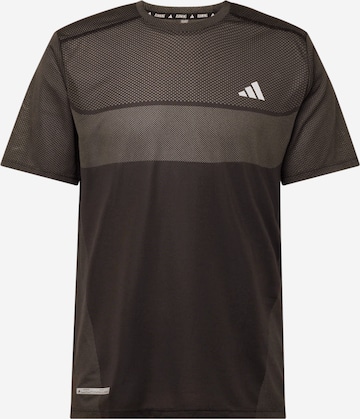 T-Shirt fonctionnel 'Ultimate' ADIDAS PERFORMANCE en noir : devant