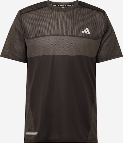ADIDAS PERFORMANCE T-Shirt fonctionnel 'Ultimate' en gris / noir / blanc, Vue avec produit