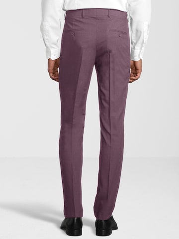 Coupe slim Costume Steffen Klein en rouge