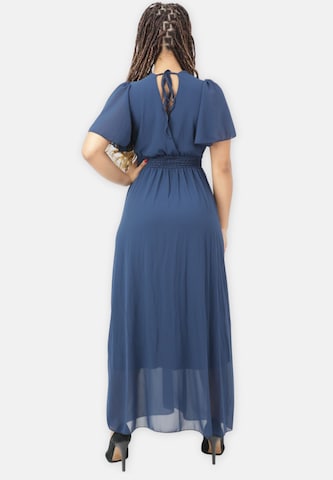 Robe de soirée Elara en bleu