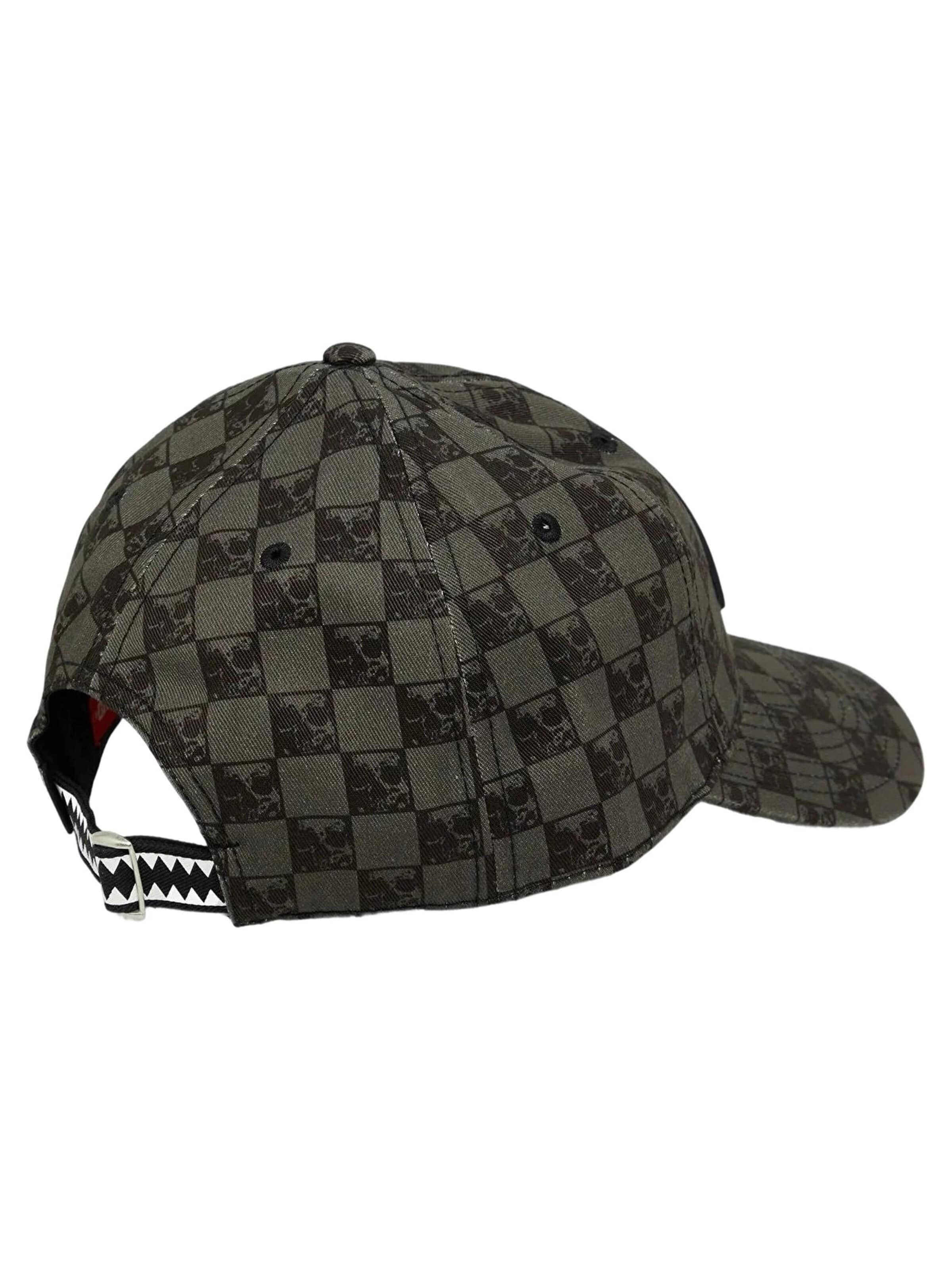 Sprayground Cap 'Gorra sprayground gris skull checkered cap 6'‌‌‌‌‌‌‌‌ in Grau