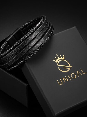 UNIQAL Rannekoru 'MULTYLAYER' värissä musta