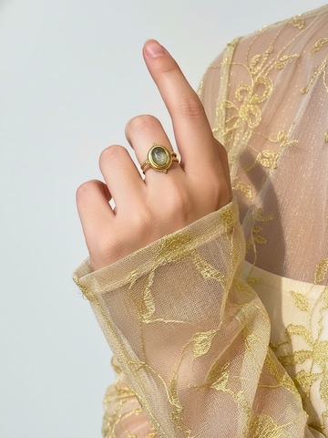 Nemomatheo Ring 'Aurora Filo' in Gold: front