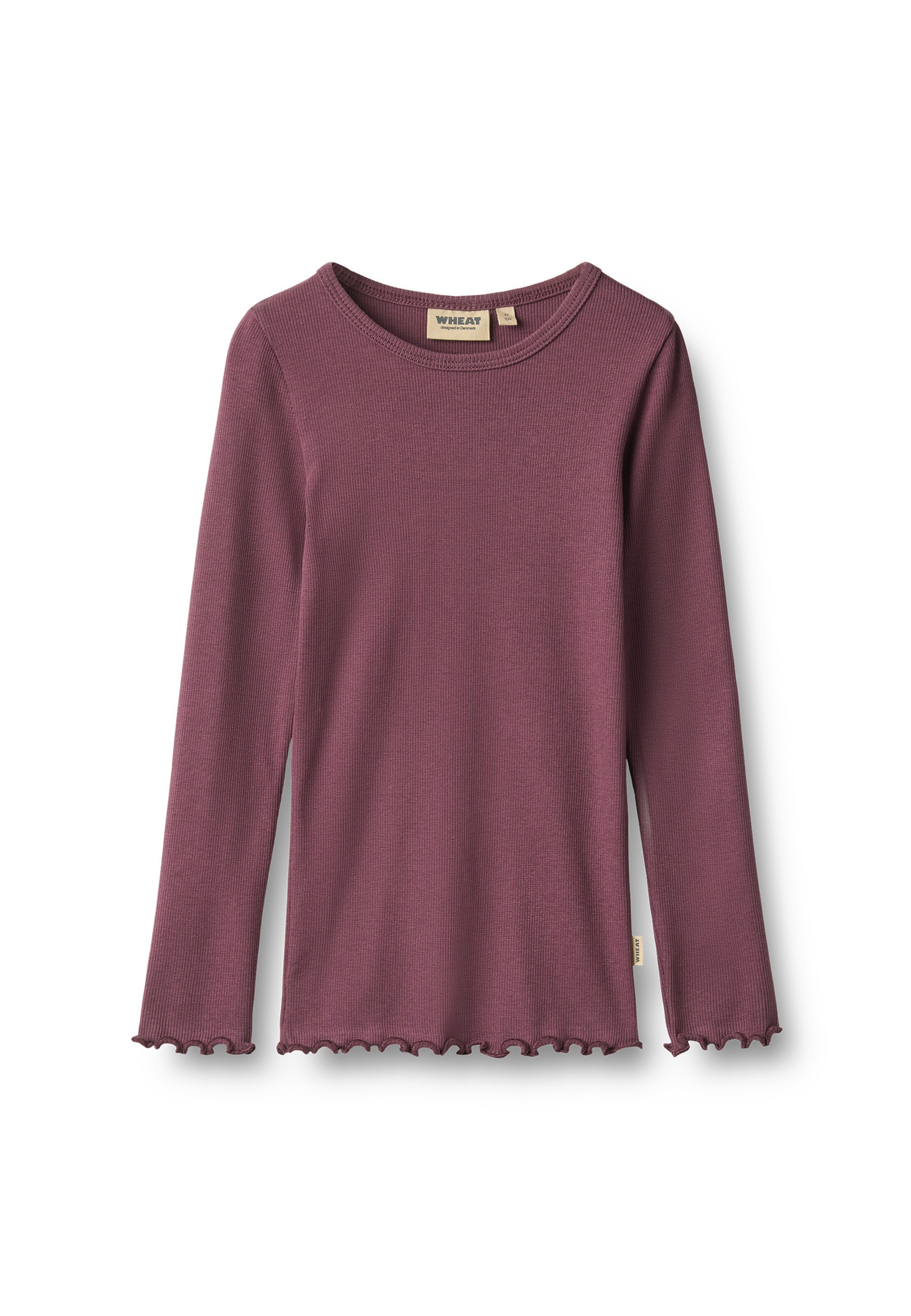 WHEAT Shirt 'Ida ' in Lila: voorkant