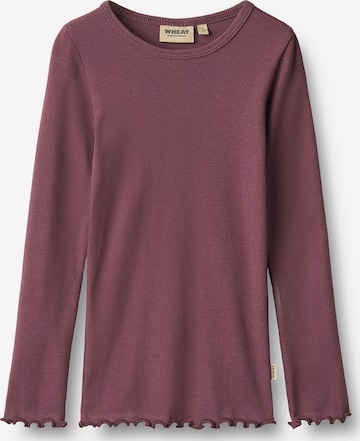 WHEAT Shirt 'Ida ' in Lila: voorkant