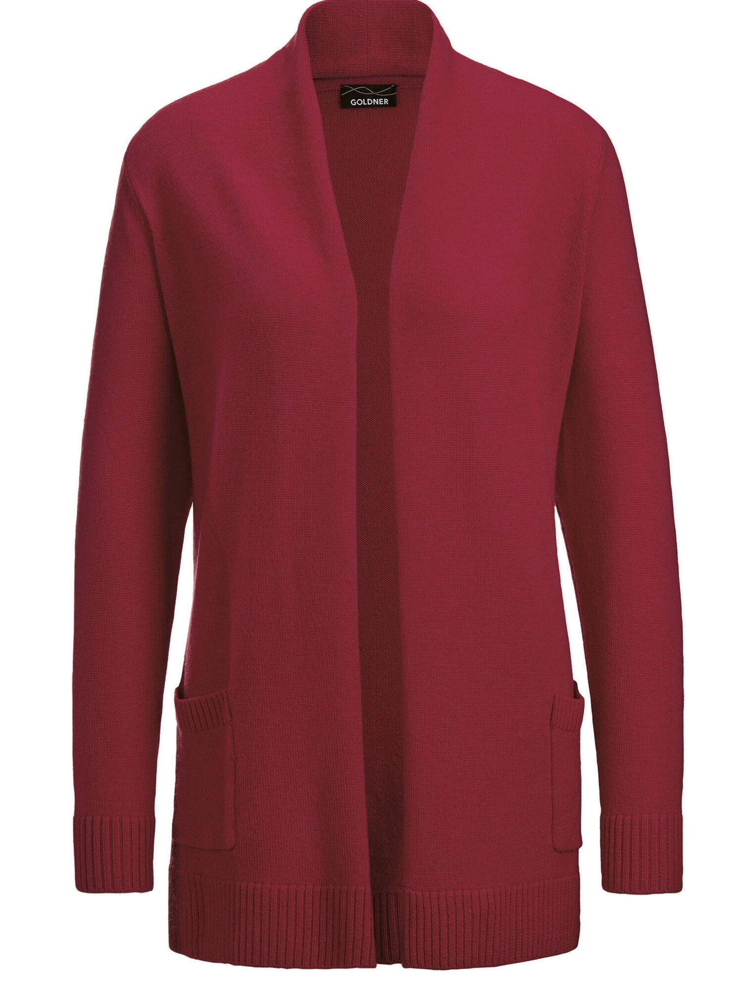 Cardigan Goldner en rouge : devant