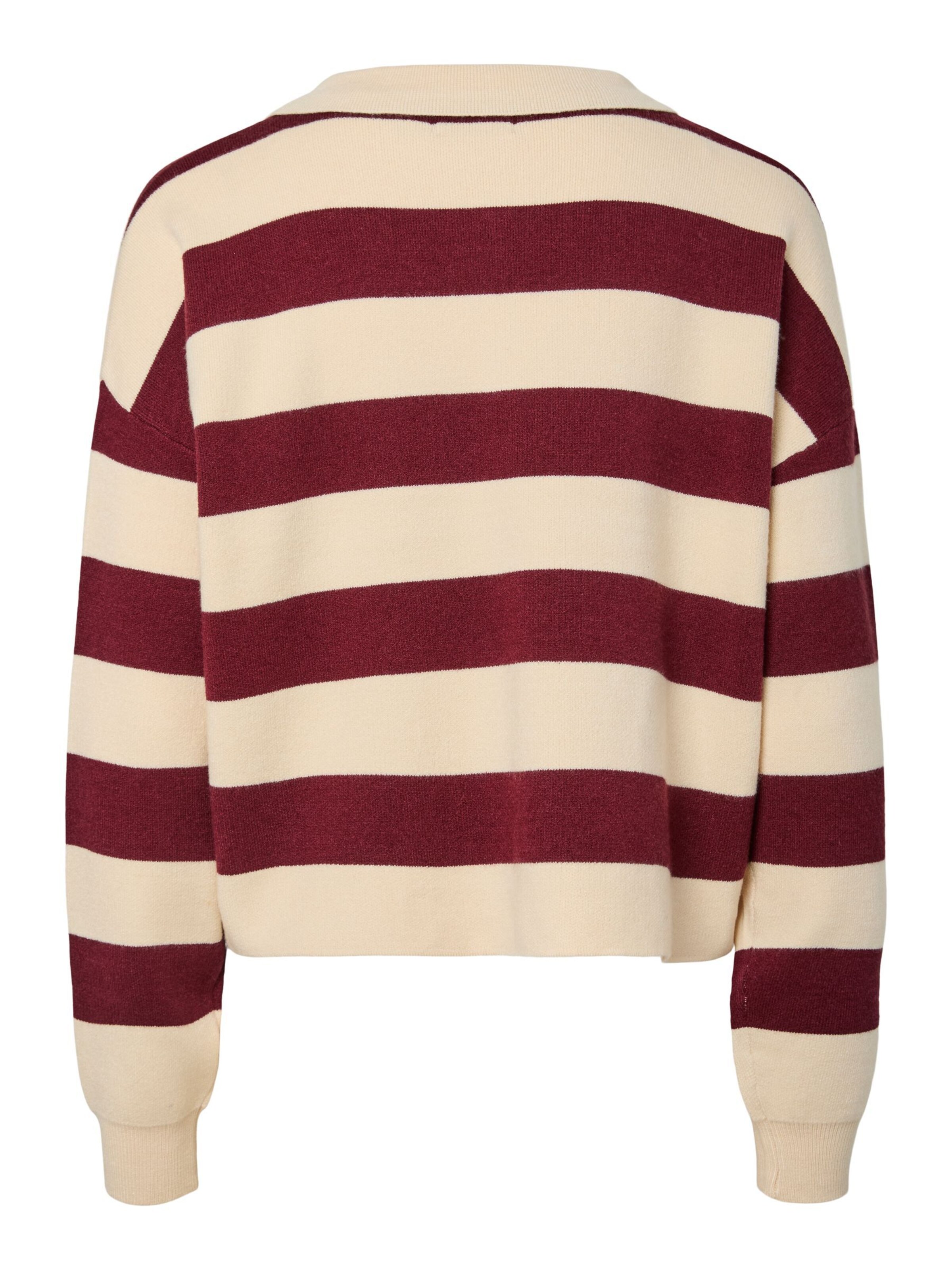 Cardigan 'PCJassy' PIECES en rouge