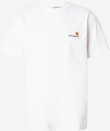 Maglietta 'American' di Carhartt WIP in bianco: frontale