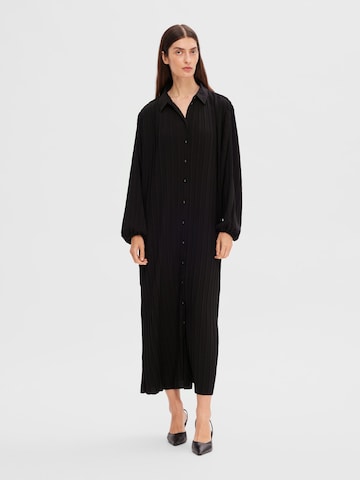 SELECTED FEMME Shirt Dress in Black: front