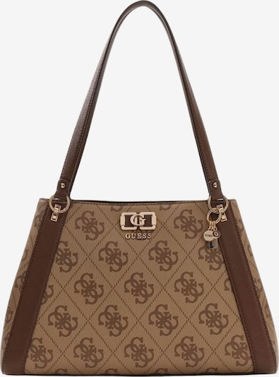 GUESS Torba za na rame 'Karnilla Logo Bucket' veličine One Size u smeđa, Pregled proizvoda