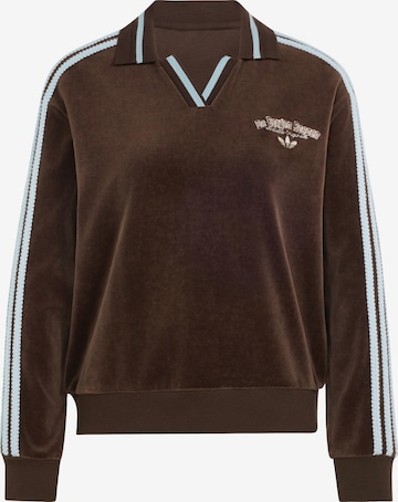 ADIDAS ORIGINALS Sweatshirt in Bruin: voorkant