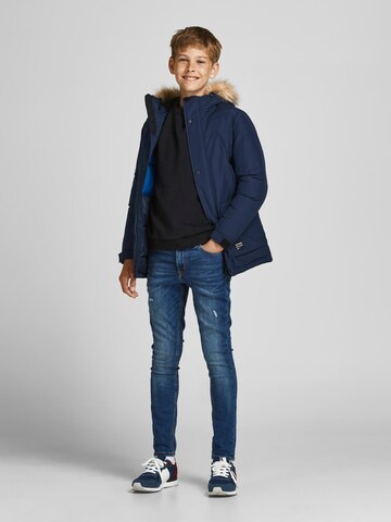 Jack & Jones Junior Χειμερινό μπουφάν 'Super' σε μπλε