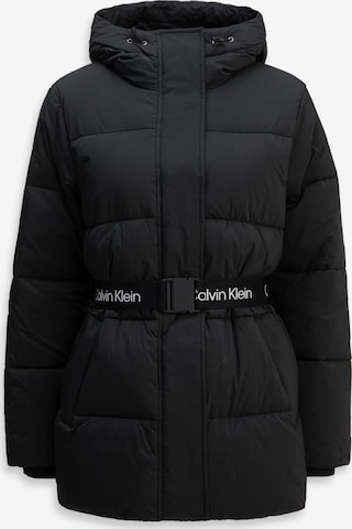 Calvin Klein JeansZimska jakna - crna boja: prednji dio