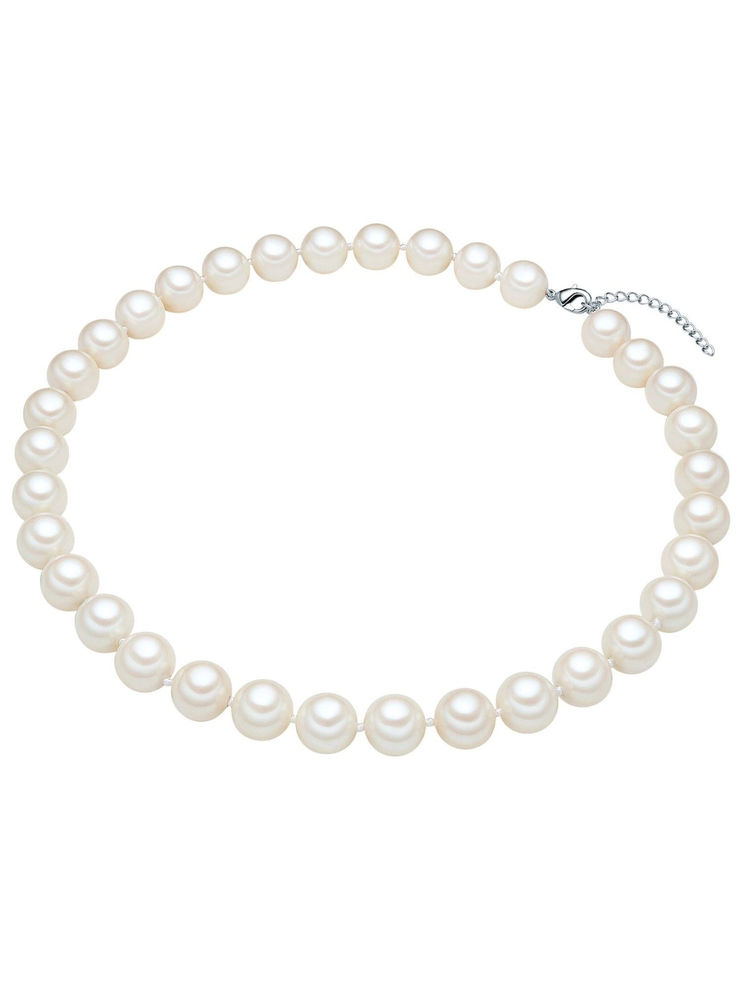 Collana di Lulu & Jane in bianco: frontale