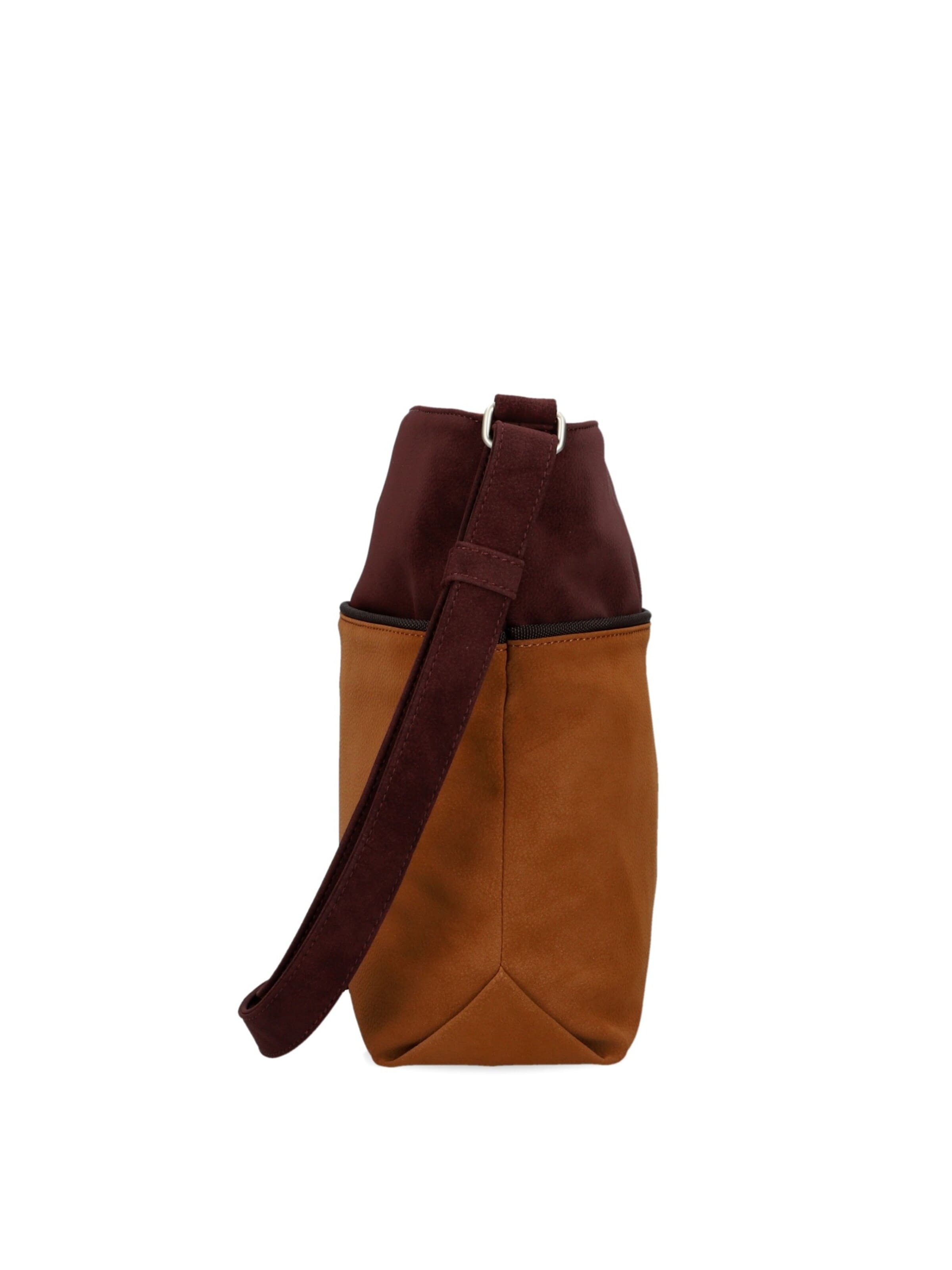 ZWEI Handbag 'JANA J10' in Brown