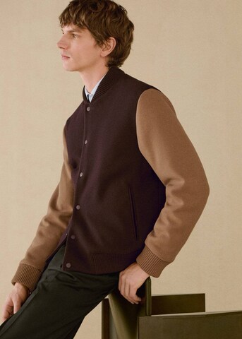 MANGO MAN Between-Season Jacket 'Ember' in Red