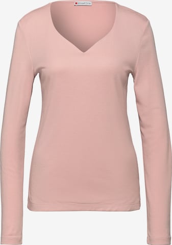 STREET ONE Shirt in Pink: Vorderseite