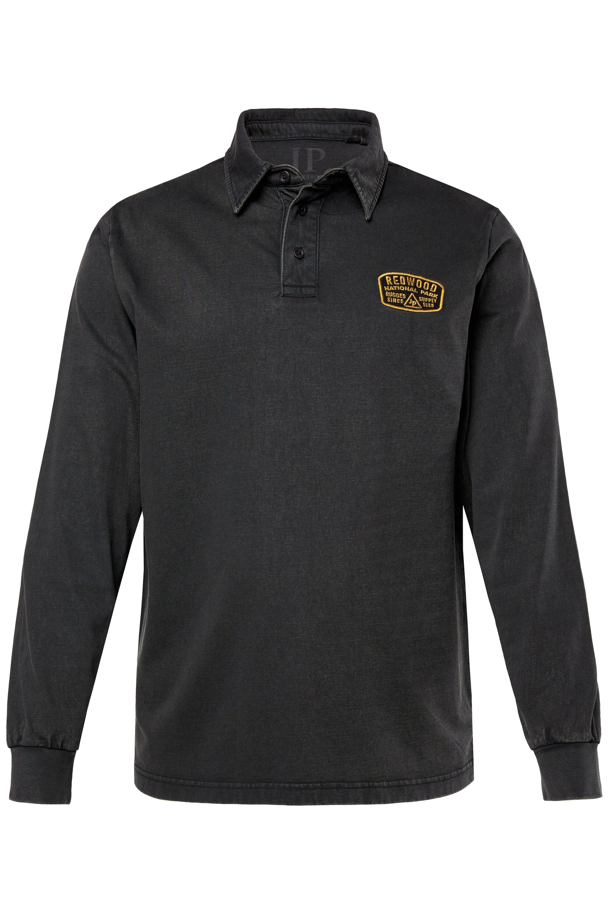 JP1880 Shirt in Zwart: voorkant