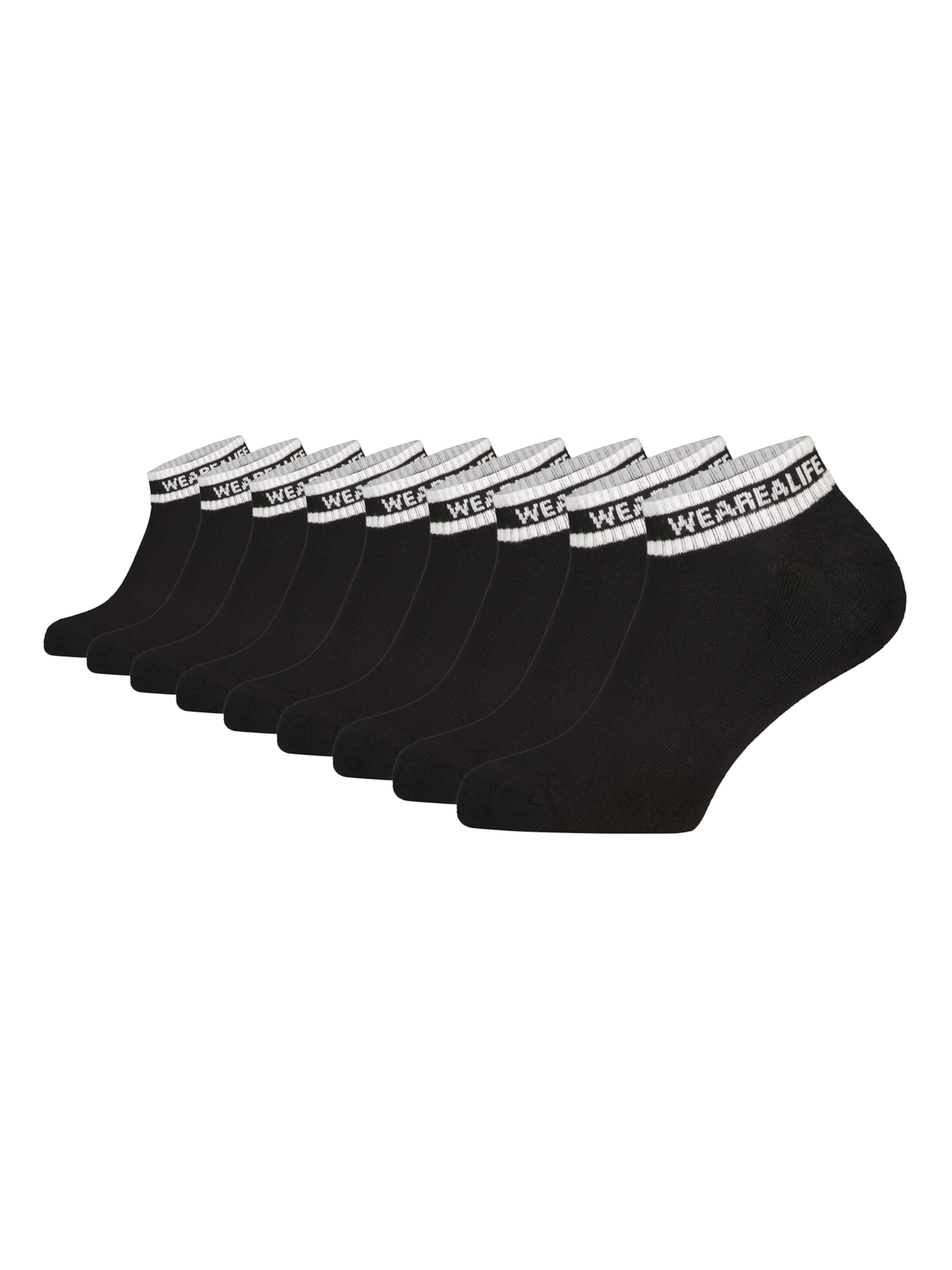 Calzino di Alife and Kickin in nero: frontale