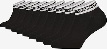 Calzino 'JohnnyAK' di alife & kickin in nero: frontale