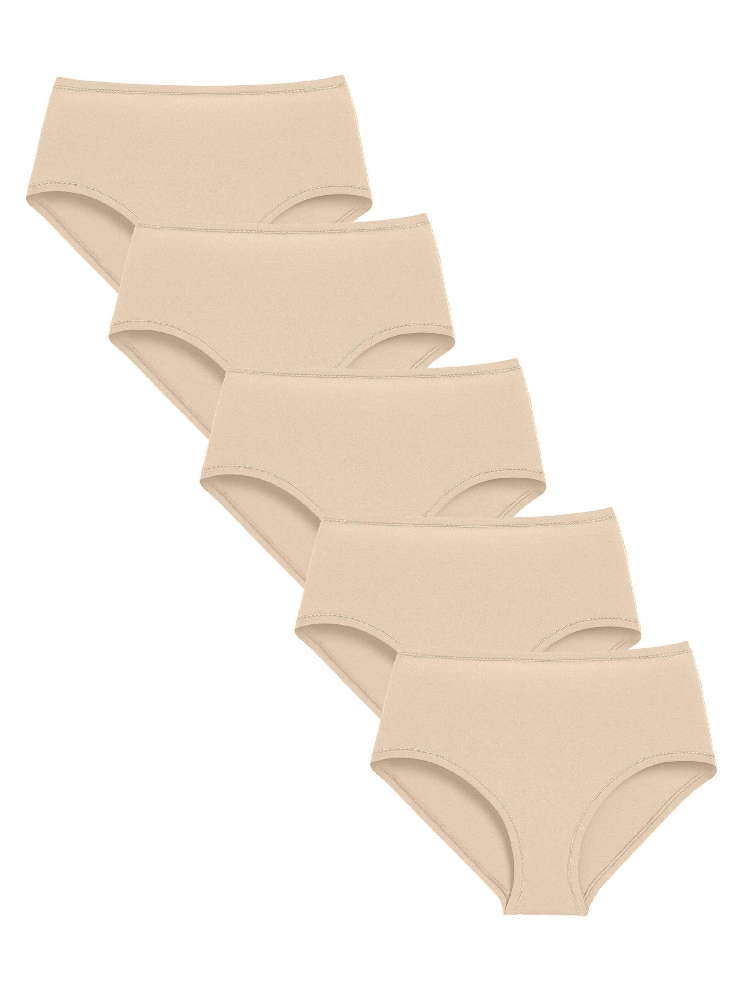 Maxte Panty 'BASIC MAX Taillenslip Hipster 5er Pack' in Beige: front