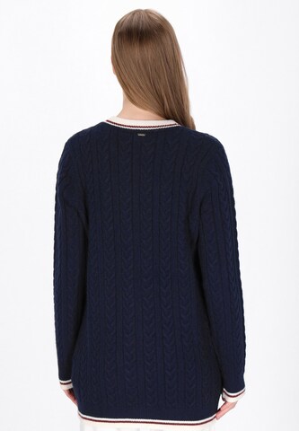 Cardigan DreiMaster Maritim en bleu