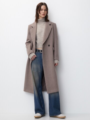 Manteau mi-saison Pull&Bear en marron : devant