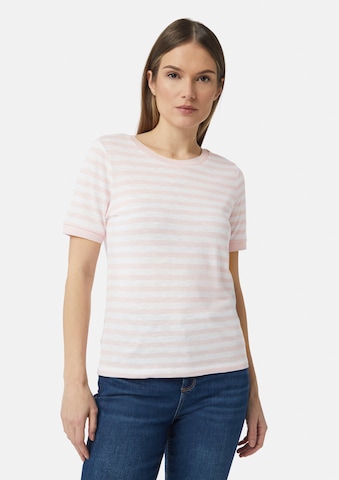 T-shirt comma casual identity en rose : devant