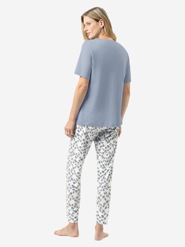 Mey Pyjama 'Wild Violets' in Blauw