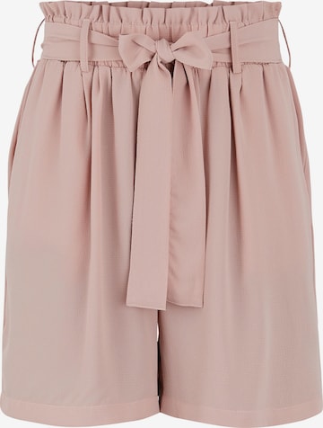 Pantalon 'Avery' PIECES en rose : devant