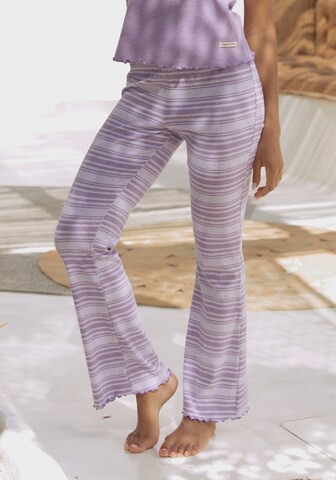 s.Oliver Flared Trousers 's.O Babylock ' in Purple