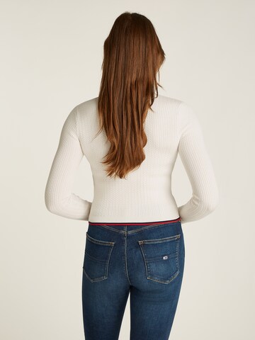 Tommy Jeans Вязаная кофта в Белый