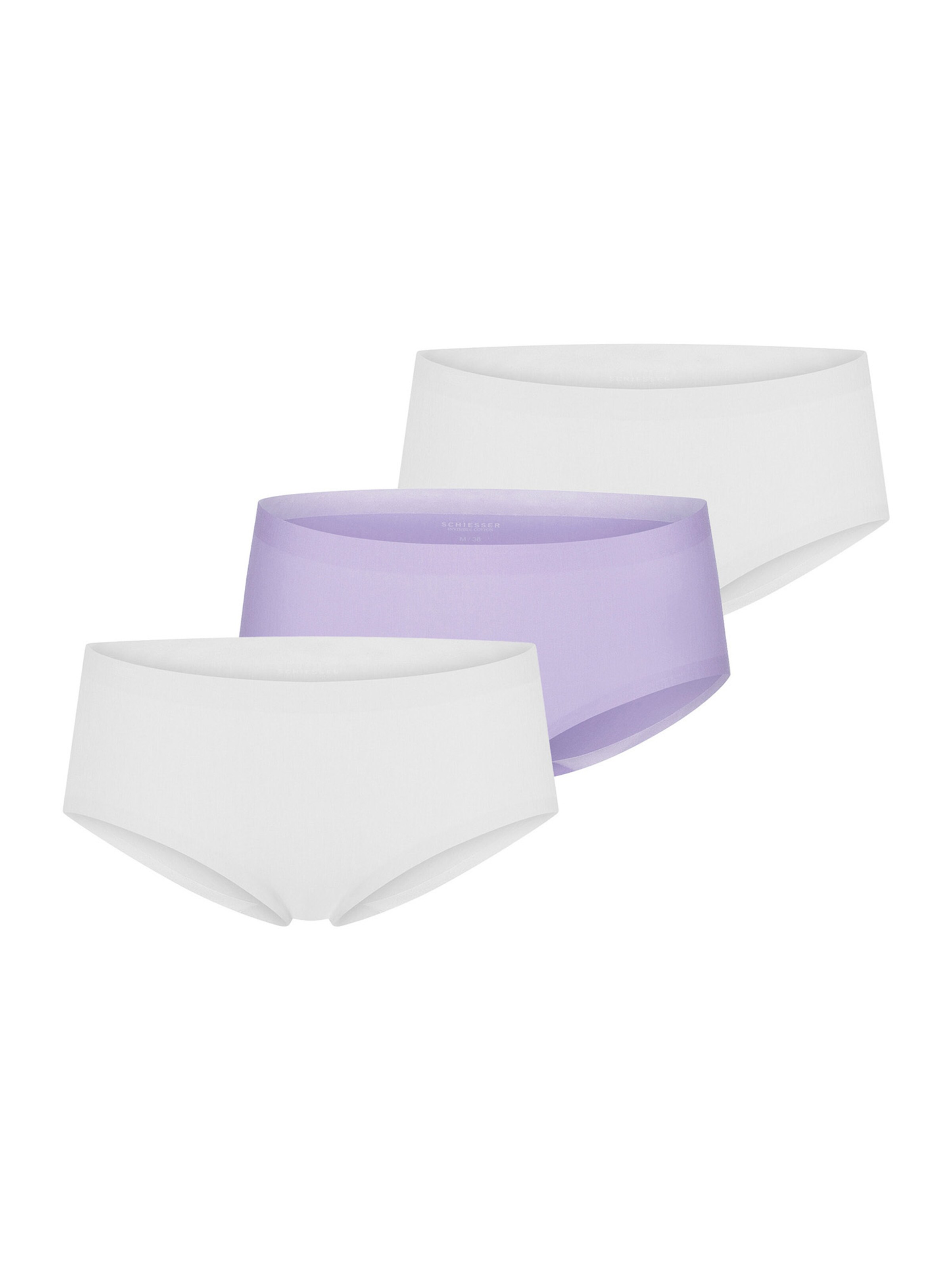 SCHIESSER Panty ' Invisible Cotton ' in S in Lilac / Light purple / White, Item view
