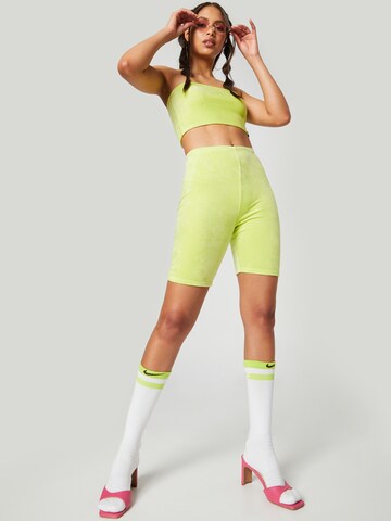 VIERVIER Slimfit Leggings 'Alia' in Groen