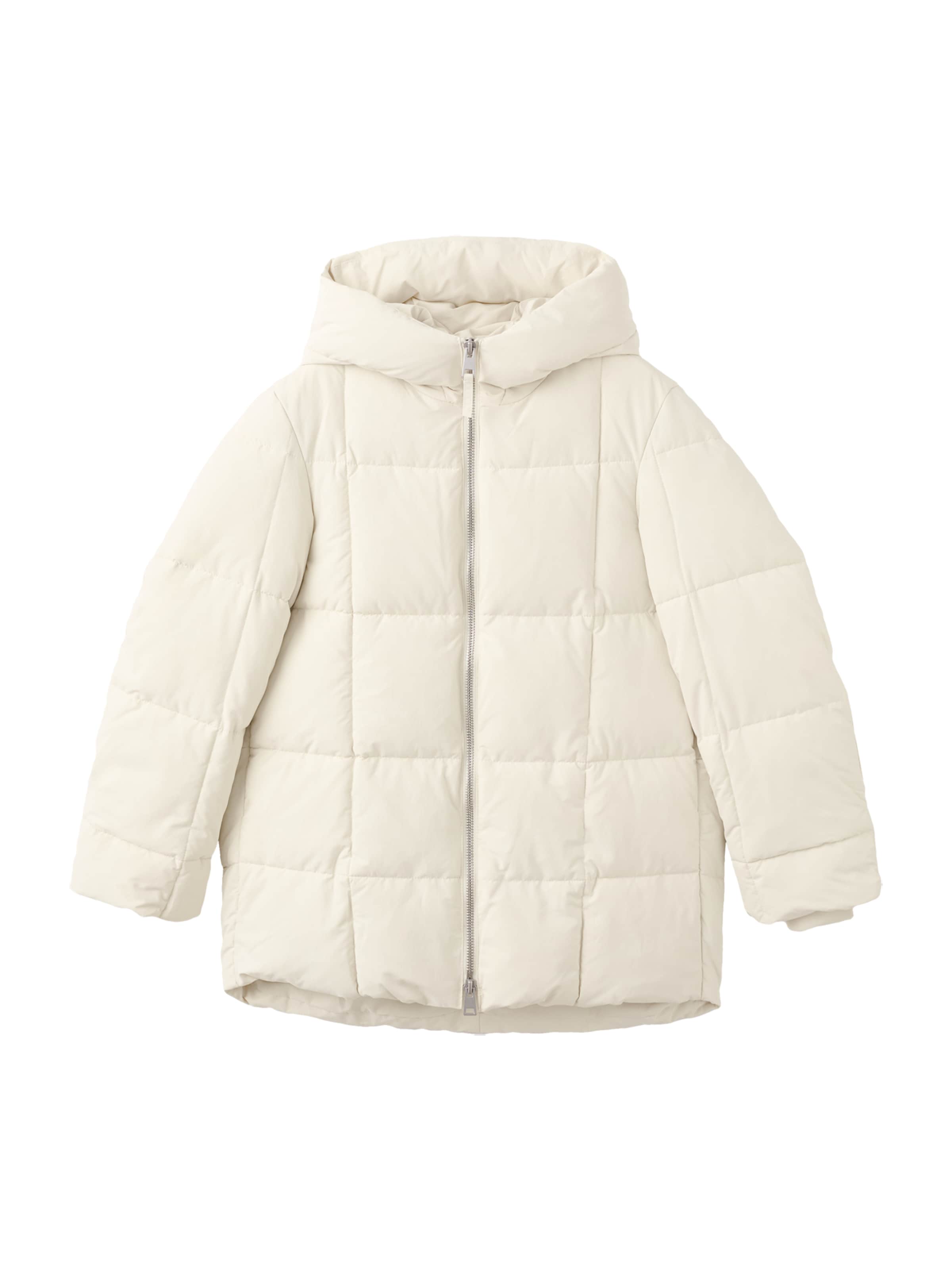 MANGO Зимно яке 'Donatelo' в бяло: отпред