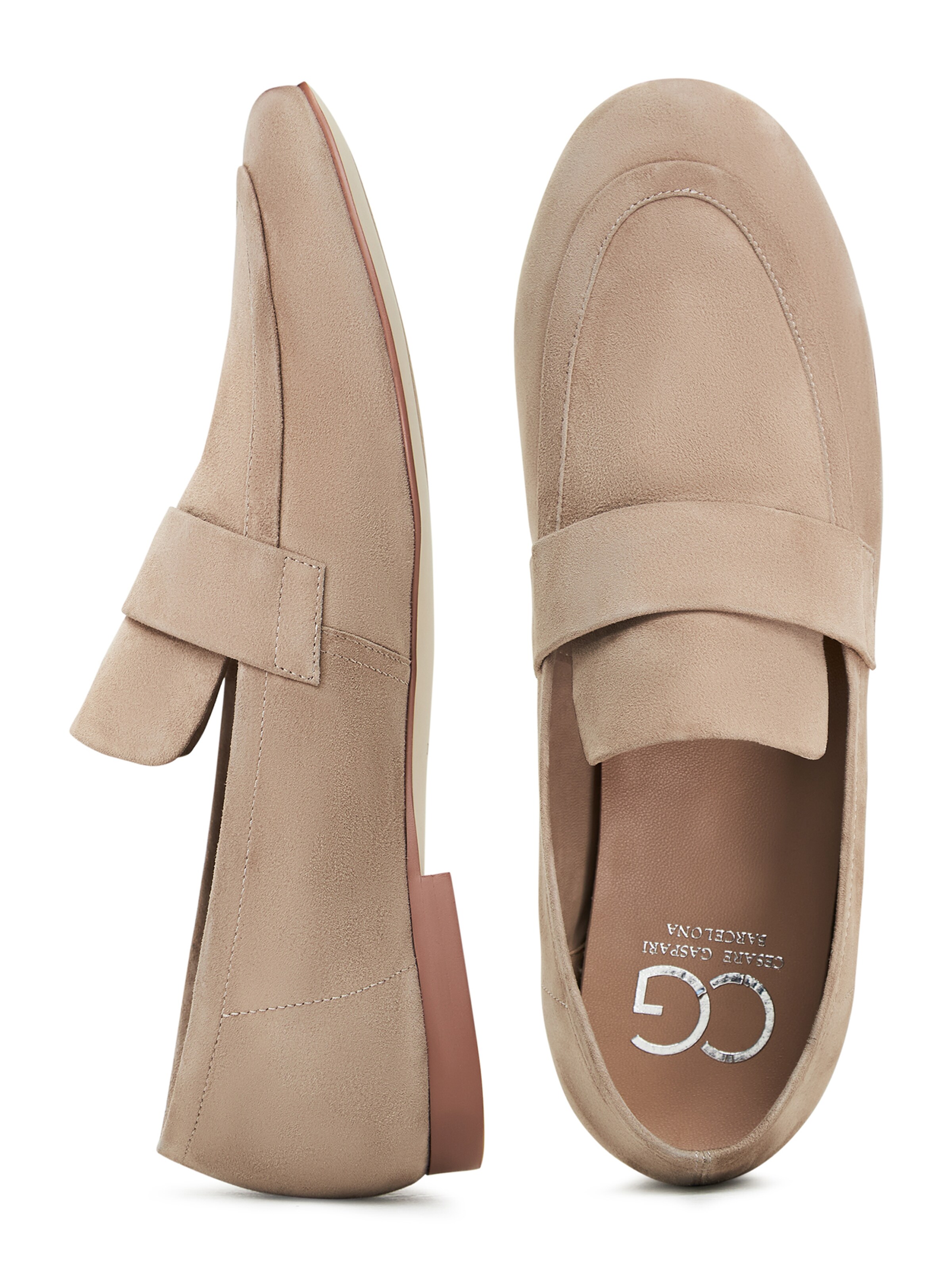 CESARE GASPARI Mocassins in Beige