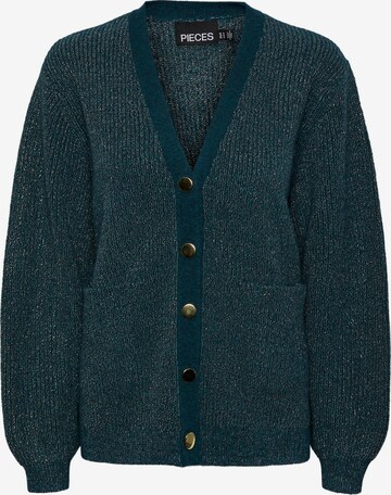 Cardigan 'JESSA' PIECES en bleu : devant