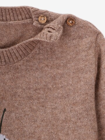 KNOT Pullover 'Bee' i brun