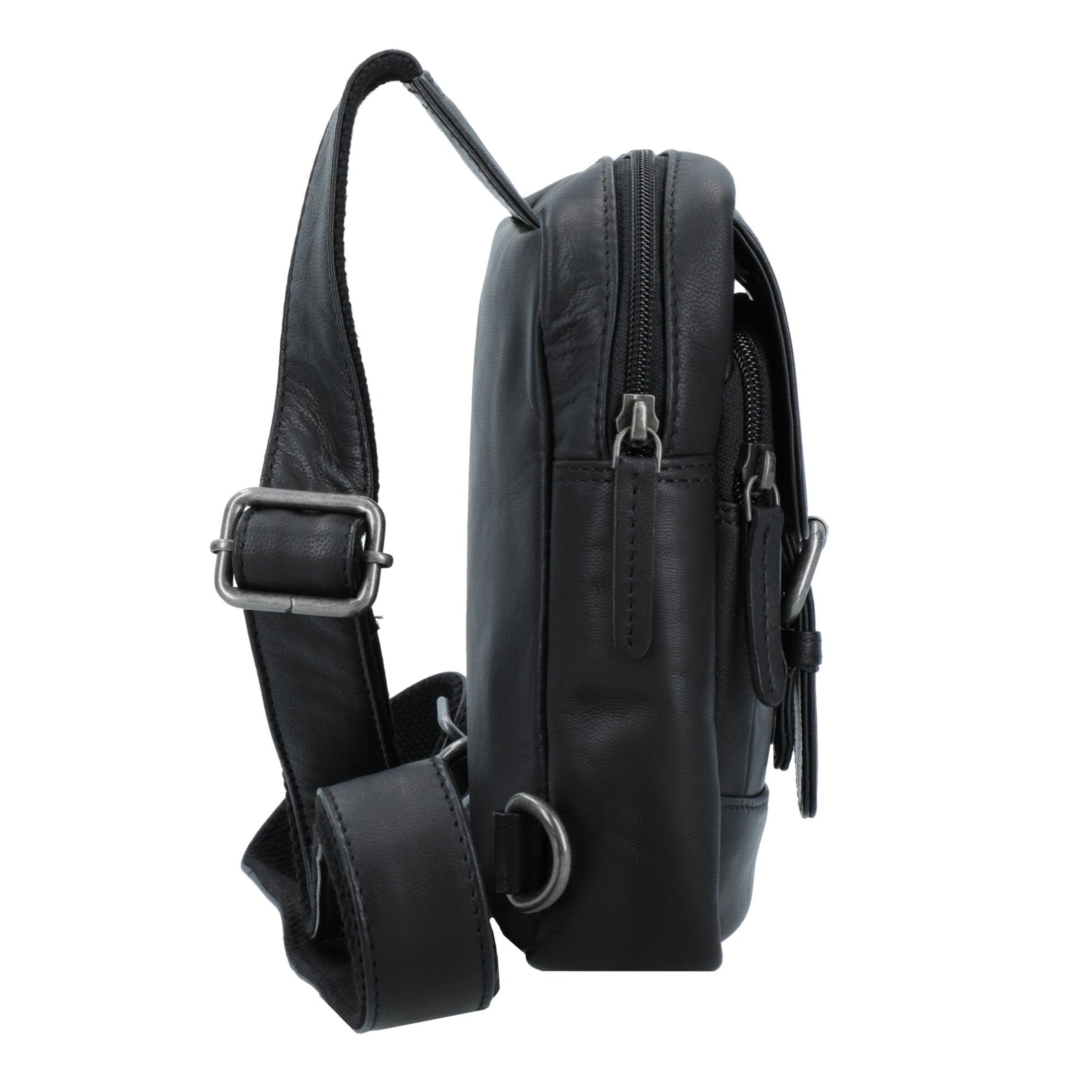 GREENBURRY Schoudertas 'Fiorentina' in Zwart