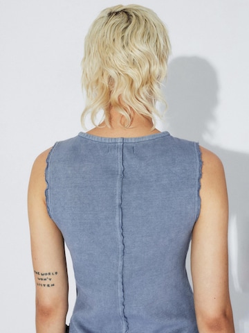 Dr. Denim Bodywarmer 'Lilja' in Blauw