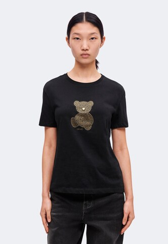 Tricou de la Liu Jo pe negru: față