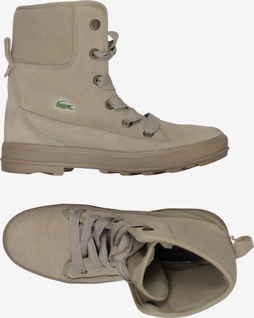 Lacoste Sport Dress Boots in 38 in Beige: front