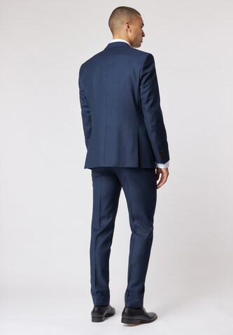 ROY ROBSON Regular Pleat-Front Pants in Blue