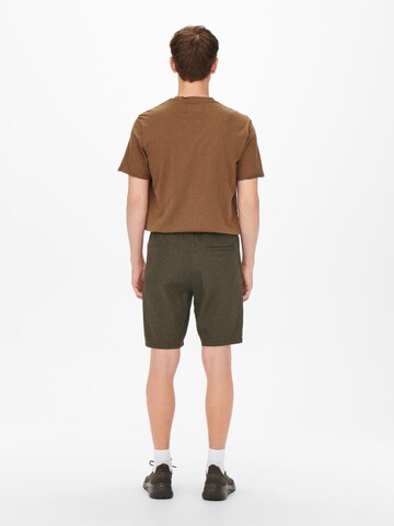 Only & Sons Loose fit Pants in Green