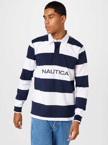 NAUTICA Shirt 'Delaney' in Blauw: voorkant