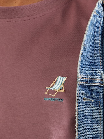 purpurinė Iriedaily Marškinėliai 'Homeoffice'