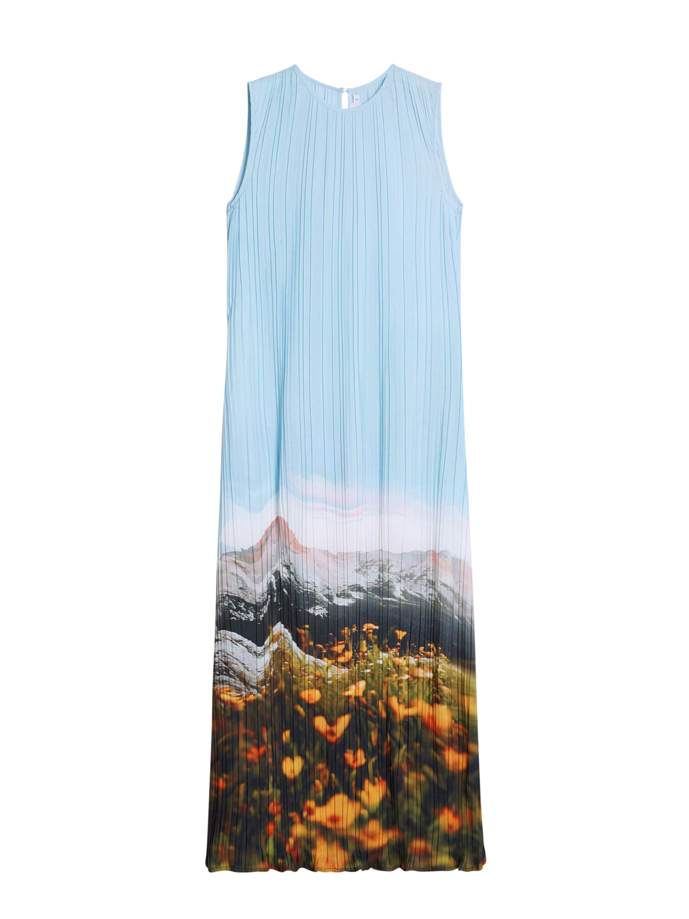 Desigual Kleit, värv sinine: eest vaates