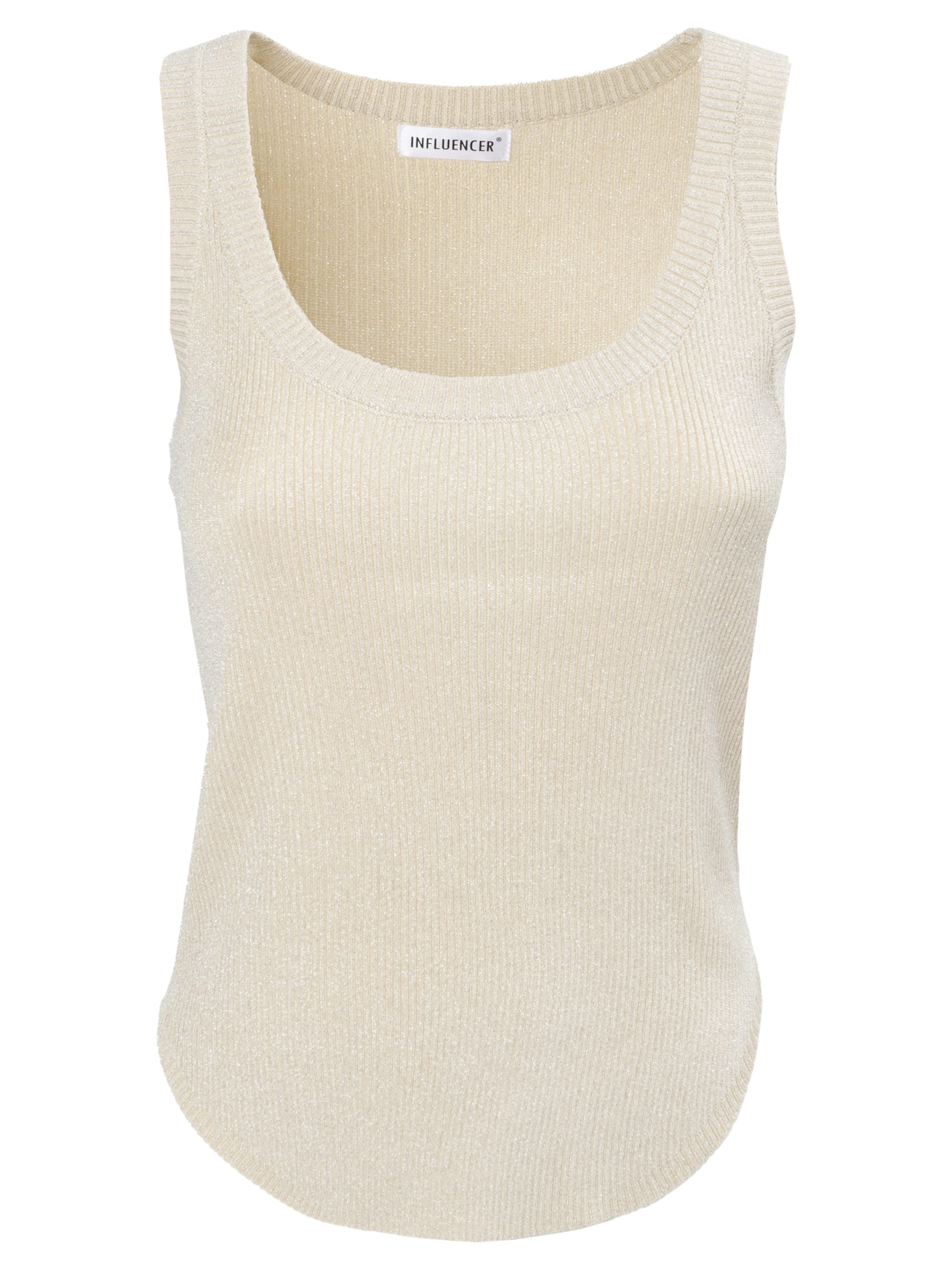 Influencer Kardigany – béžová: přední strana