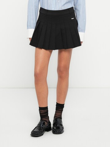 HUGO Sukně 'Remisea-1_B' – černá: přední strana